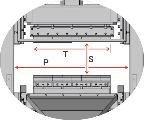 Cut stone slabs splitter - tool dimensions