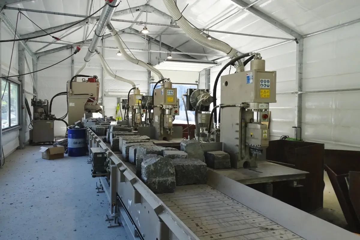 SLG 13 granite splitting Paving stone produciton line SLG 13